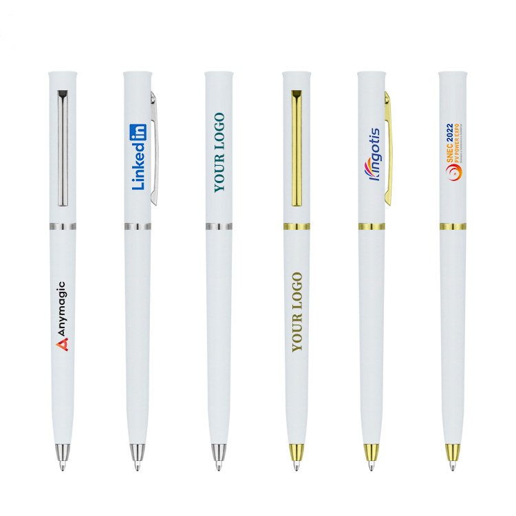 Premium luxury multi-color metal ballpoint pen with custom logo perfect promotional gift