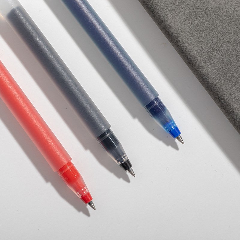Large Capacity gel pen Bullet 0.5mm Student Office Signature Wholesale Advertising Pen Customized Printing Logo
