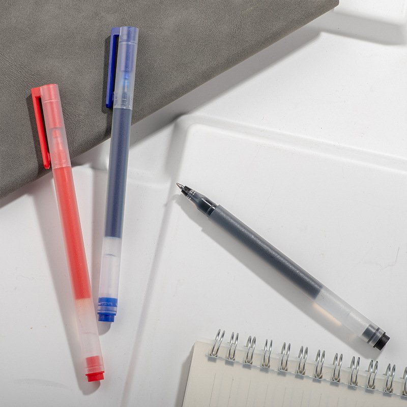 Large Capacity gel pen Bullet 0.5mm Student Office Signature Wholesale Advertising Pen Customized Printing Logo