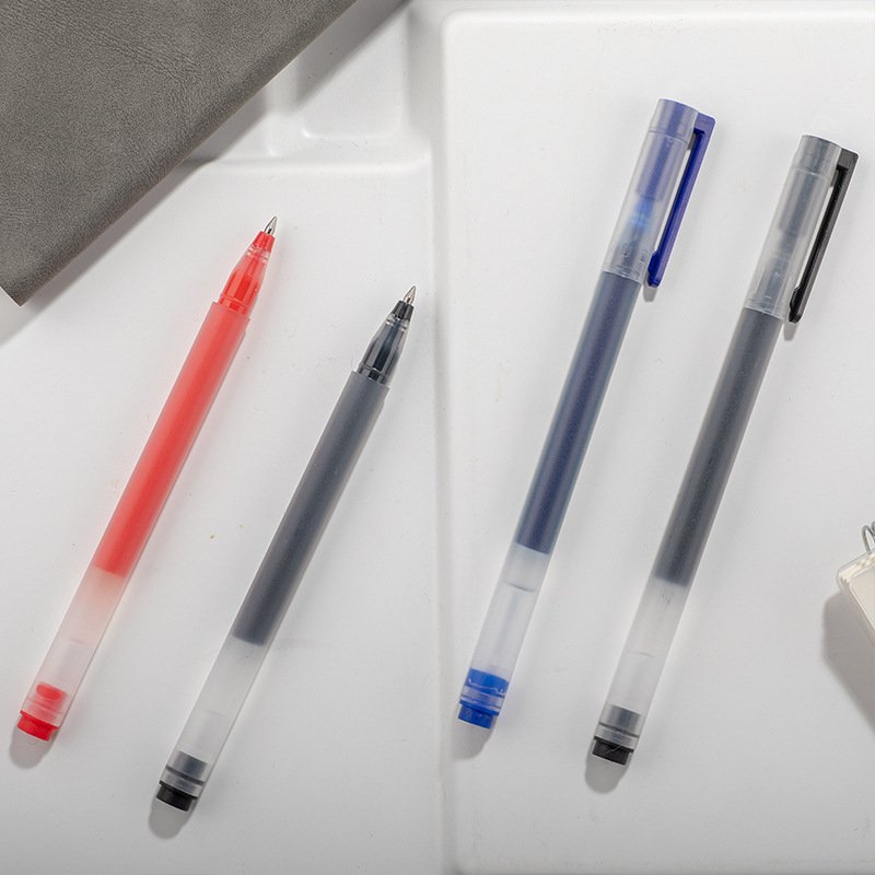 Large Capacity gel pen Bullet 0.5mm Student Office Signature Wholesale Advertising Pen Customized Printing Logo