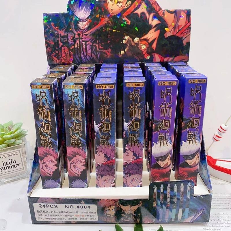 Anime Gel Pen Signature Pen 0.5mm Black Ballpoint Pen Stationery Supplies