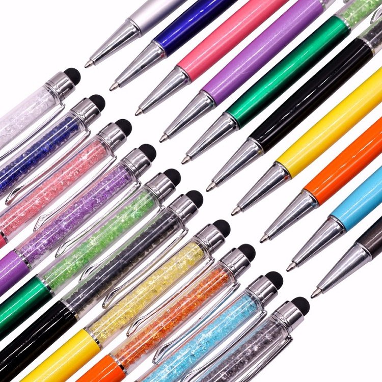 Crystal Ballpoint Pen Fashion Creative Metal Stylus Touch Pen