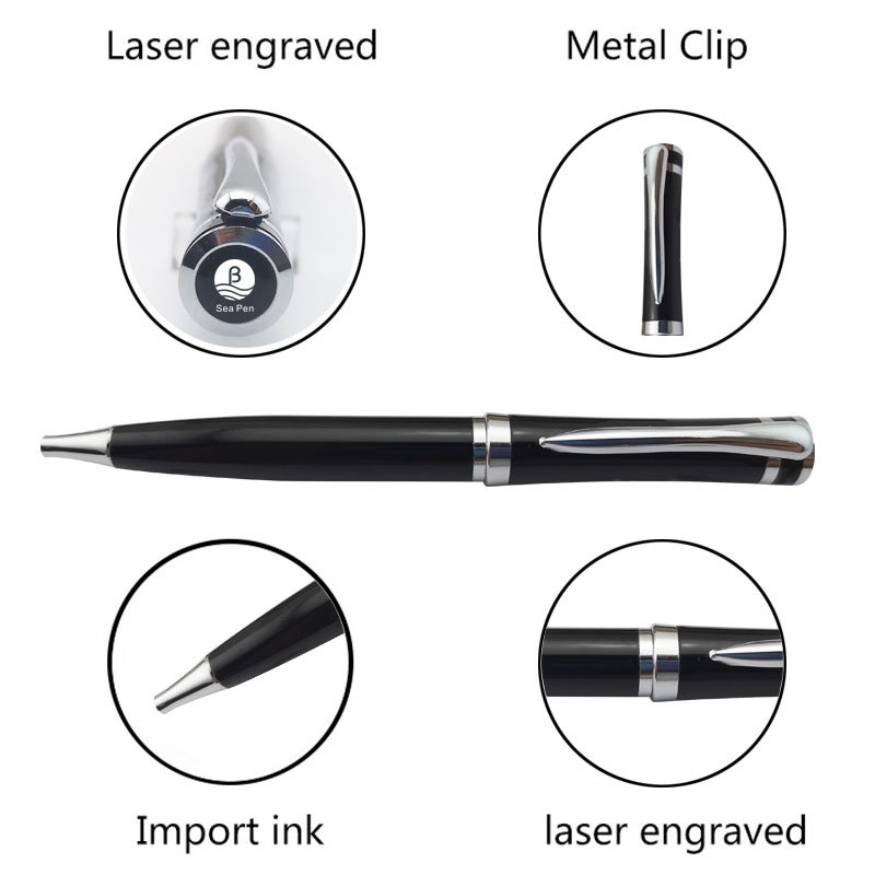 Best selling wholesale custom metal ballpoint pen with box packing
