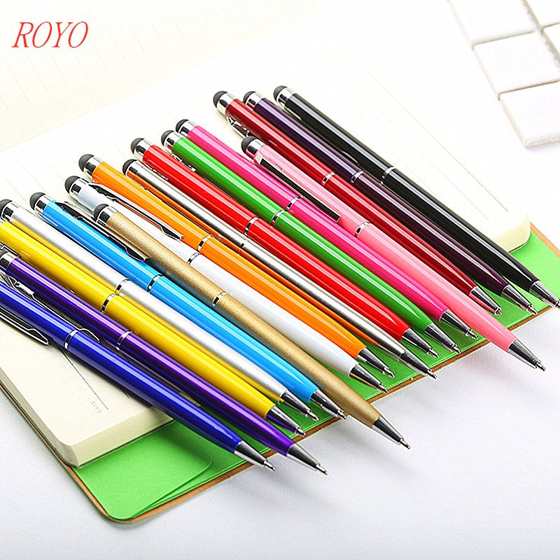 Factory Supply Metal Ballpoint Pen Custom With Customized Logo Print Stylus Screen Promotional Ball Pen Ballpoint