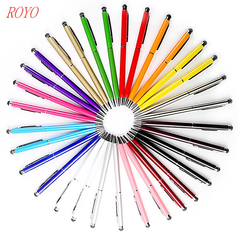 Factory Supply Metal Ballpoint Pen Custom With Customized Logo Print Stylus Screen Promotional Ball Pen Ballpoint
