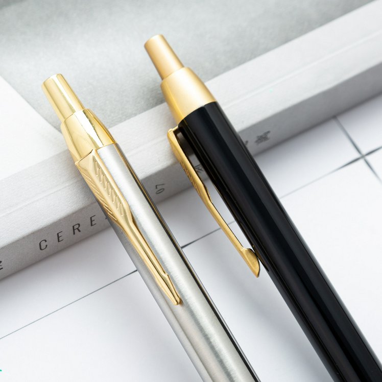 EACAJESS New Press Parker Metal Ballpoint custom ballpoint pen Student Office Ballpoint Pen custom pens wholesale