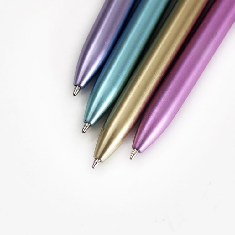 O&Q Cute pens glitter crystal heart ball pens blue black o.7mm for gift stationery school suppliers pens with custom logo