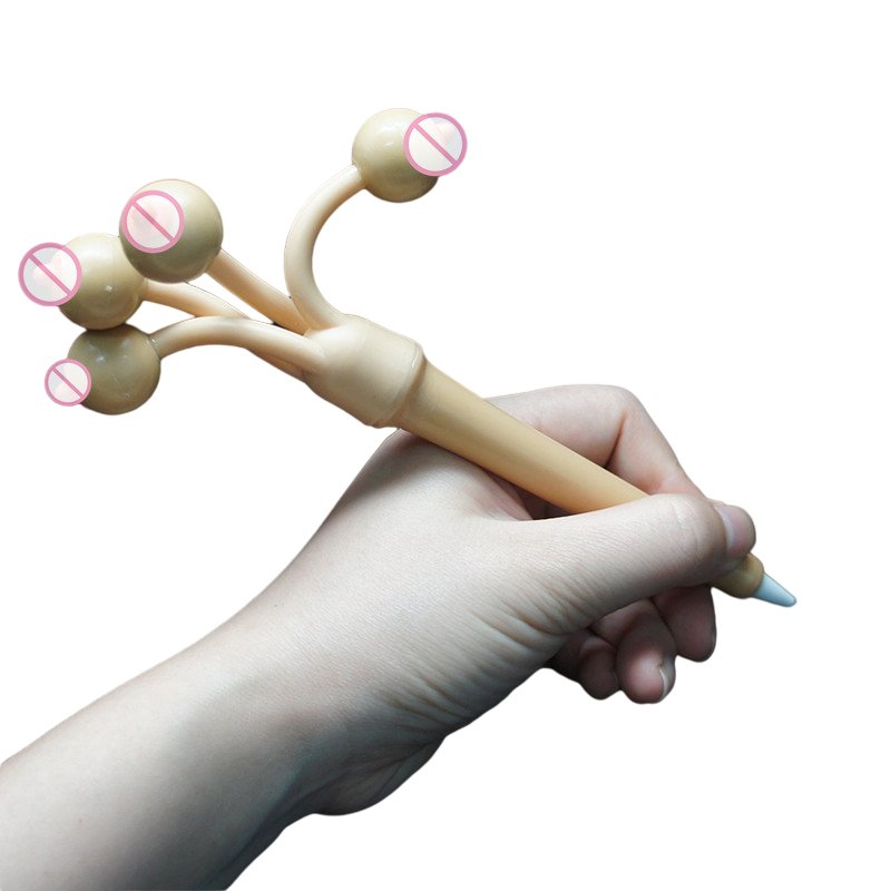 Novelty Gifts Boobies Pen Stress Ball Man Stress Relief Joke Prank Naughty Gift Ballpoint Pen Gift