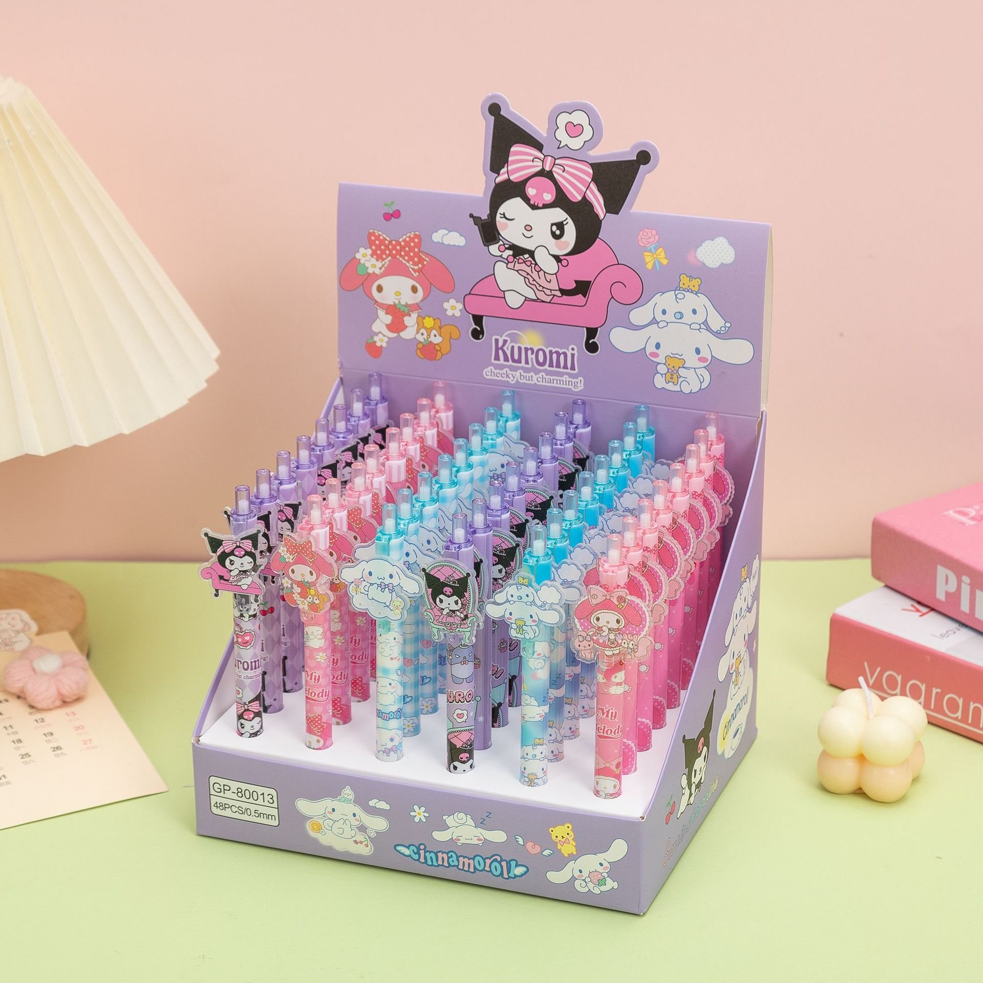 Cartoon Capibala Patch Press Neutral Pen 48 Pack Dolphin Press Neutral Pen Student Learning Stationery
