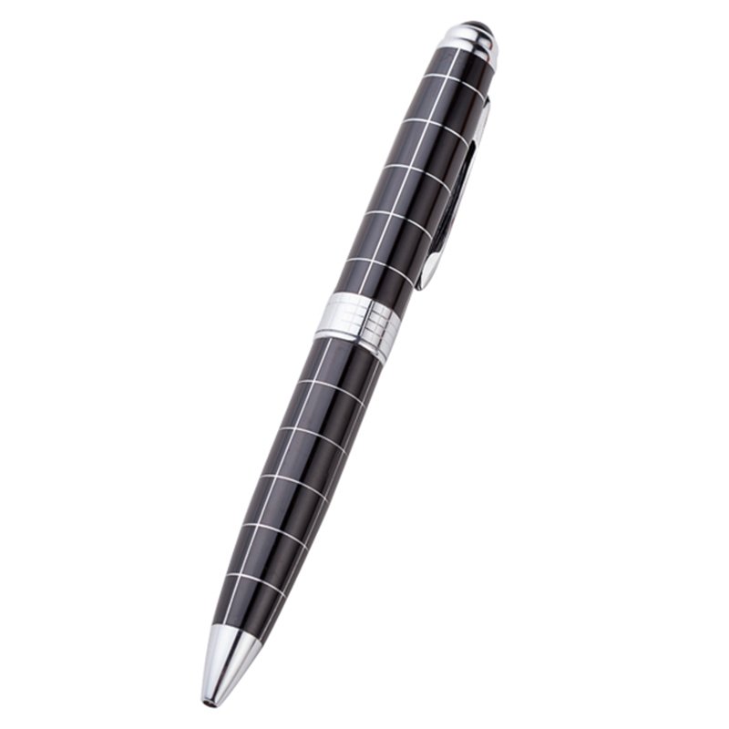 High Quality Striped Thick Ballpoint Pen Custom Logo Printed 0.7mm Writing Width Steel Business and Novelty Promotional Pen