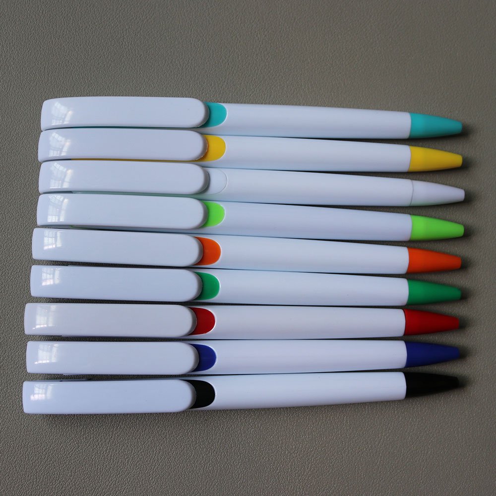 Custom promotional very cheap logo ball pen with logo Click Plastic Gift Ballpoint pens