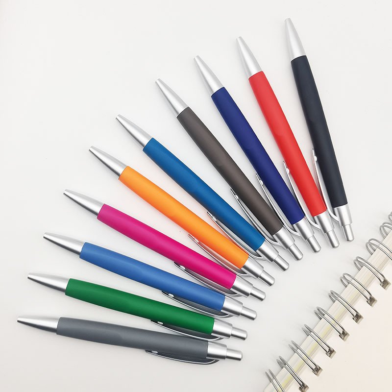 Hot-Selling Cheapest Manufactures Rubber Plastic Ball Pens With Logo Printed Customized