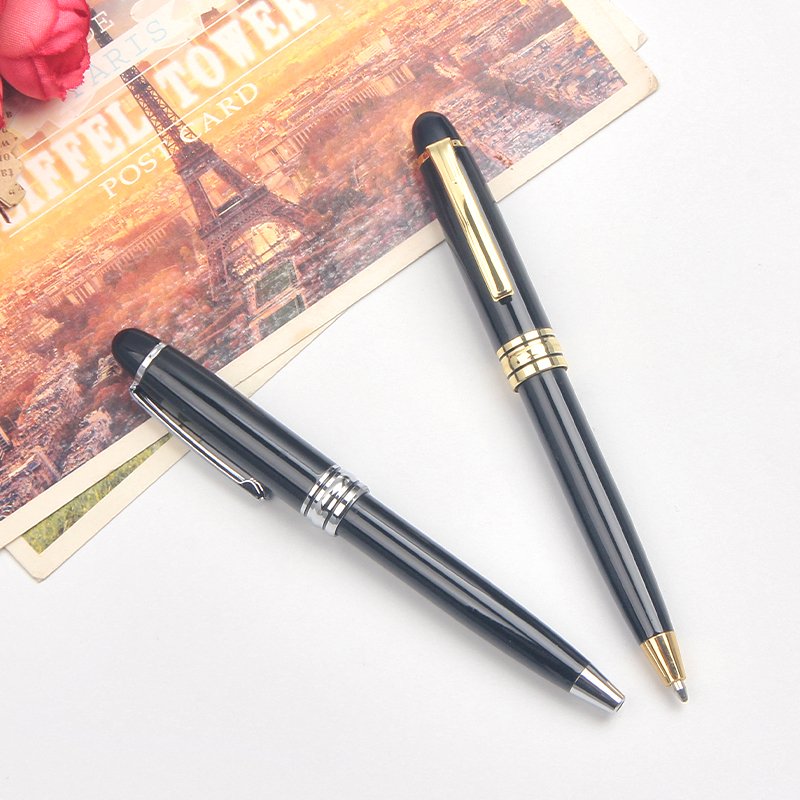 Manufacture custom logo small mont blank metal fountain pen canetas