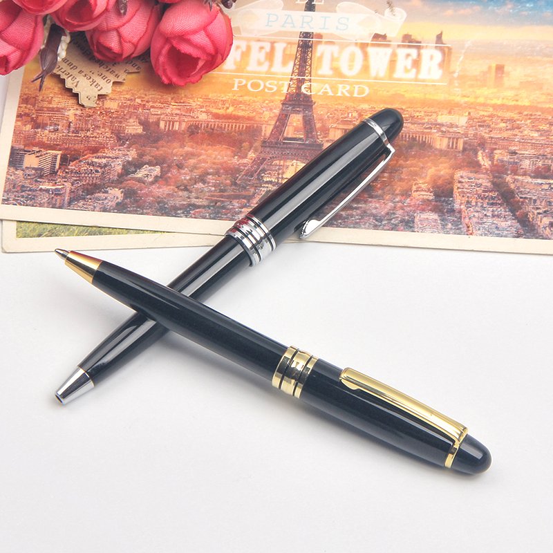 Manufacture custom logo small mont blank metal fountain pen canetas