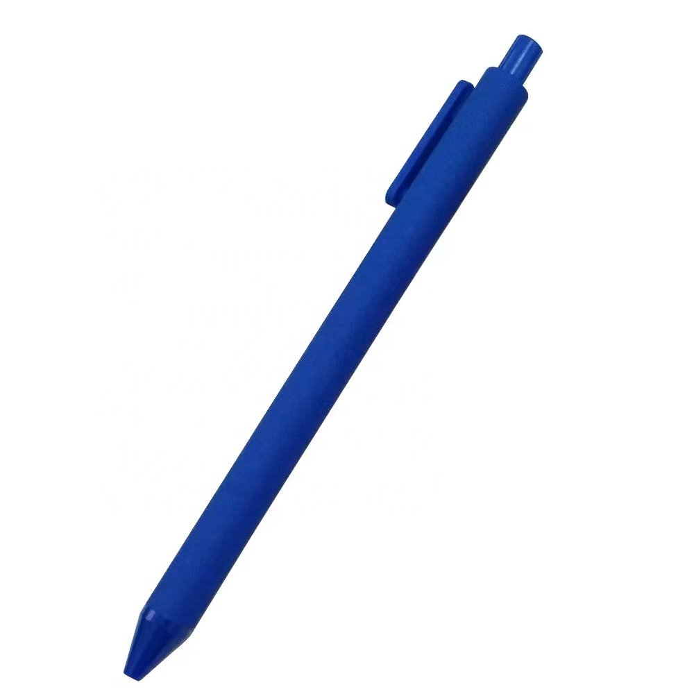Hot Selling Wholesale Plastic Gel Pen Custom Logo Printed Pen Multiple Color Retractable Soft Rubber Click Plastic Pen