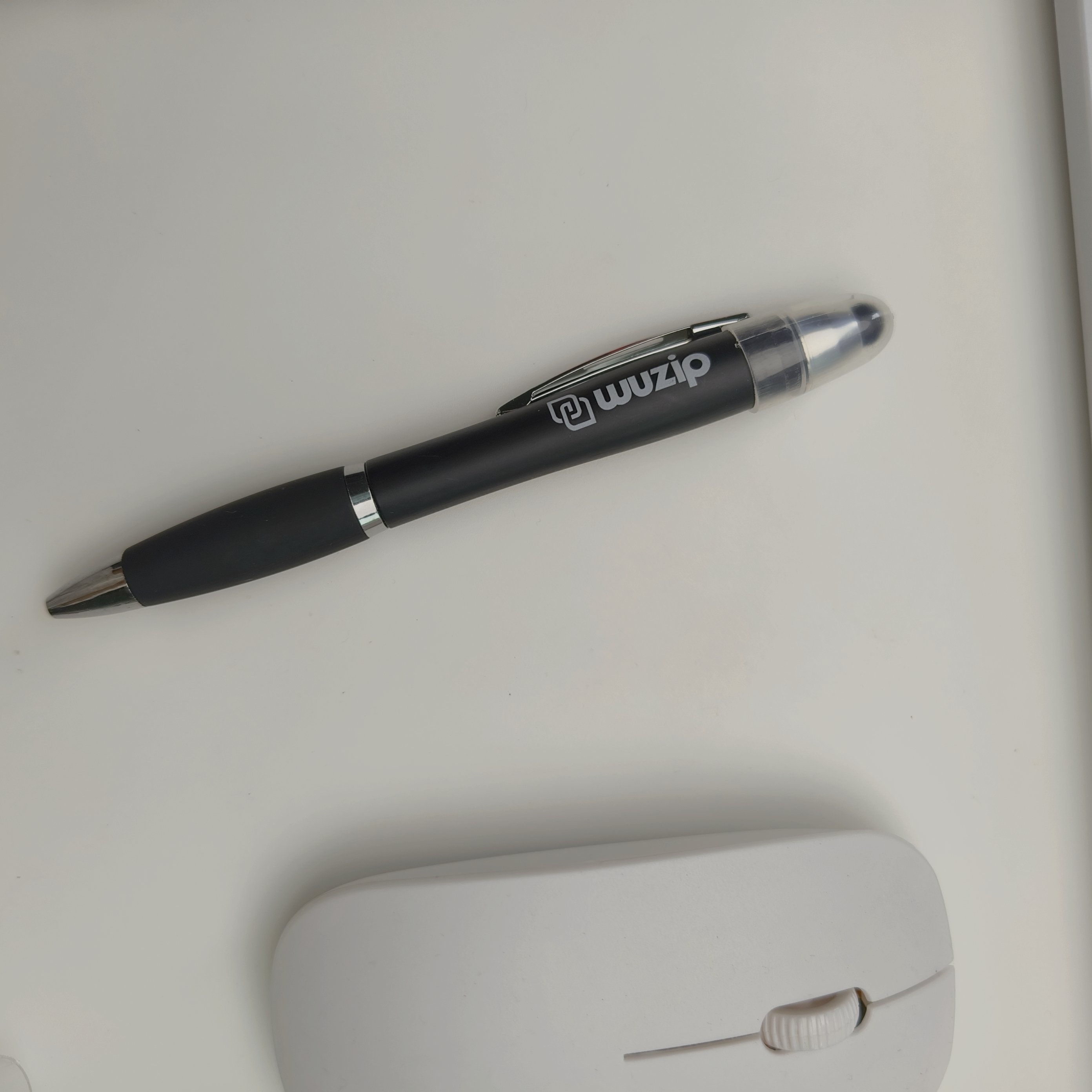 Customized LED Light Advertising Novelty Ballpoint Pen Multifunctional Business Gifts Laser Logo