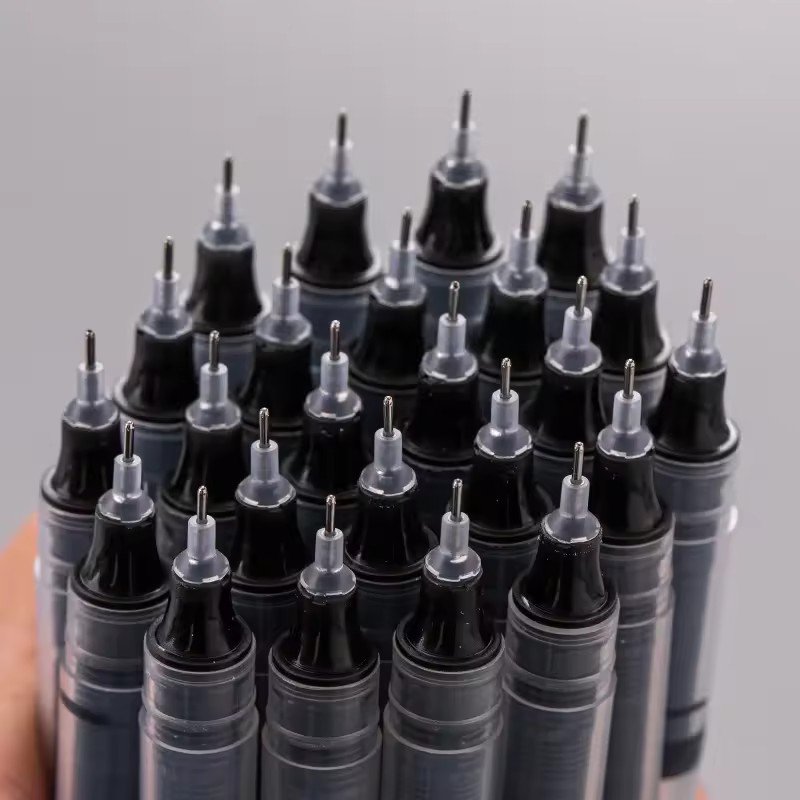 High Quality Needle Type Gel Pens Straight Liquid Type Ballpoint Pen Water Stationery Office School Supplies Writing