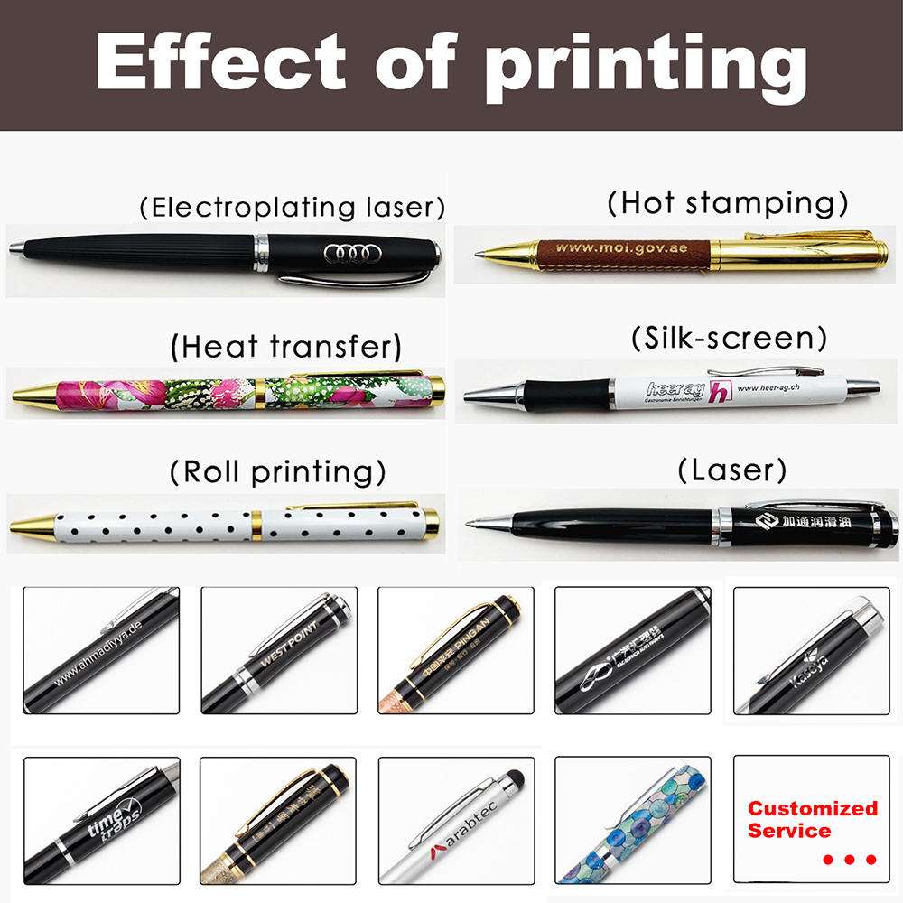 Promotional Custom 2 in 1 Capacitive Multi Function Metal Ball Pen Aluminum Screen Logo engraved Stylus Pen Rose Gold Pen