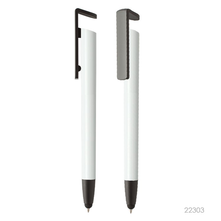 2023 Big Clip Sublimation Customized White Plastic or Metal Ball Pen Ballpoint Custom Logo Plastic