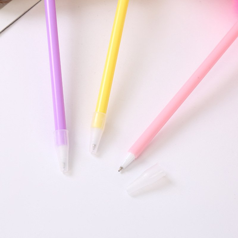 Cartoon and Funny Style Ballpoint Pen Plush Ballpoint Pen Kawaii Stationery Ballpoint Pens 4 Styles
