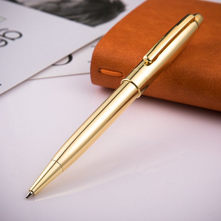 Hot Selling Custom Logo Personalized Pen Metal Aluminum Eco Friendly Colorful Ballpoint Pens