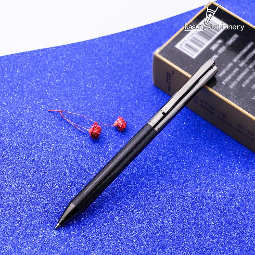 Hot-Selling Nice Quality Black Carbon Fiber Perfect Gifts Roller Ballpoint Pen