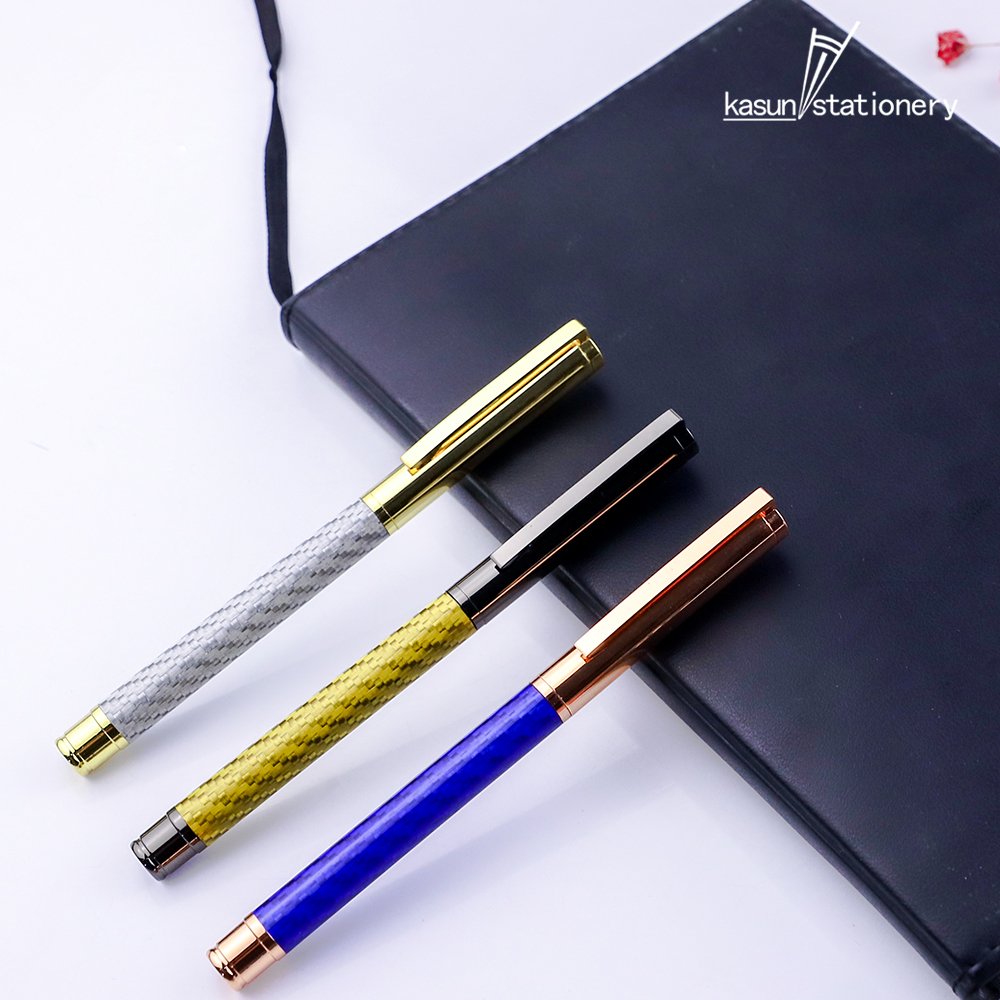 Hot-Selling Nice Quality Black Carbon Fiber Perfect Gifts Roller Ballpoint Pen