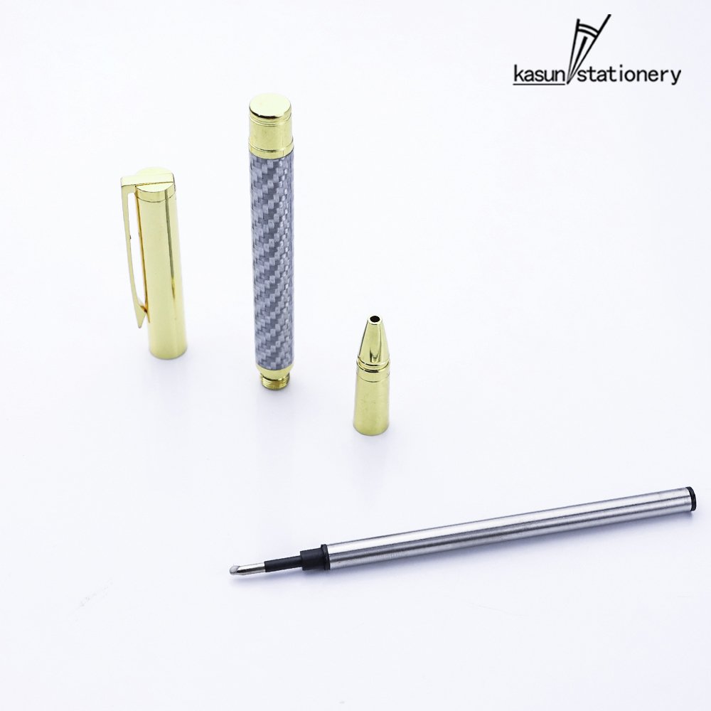 Hot-Selling Nice Quality Black Carbon Fiber Perfect Gifts Roller Ballpoint Pen