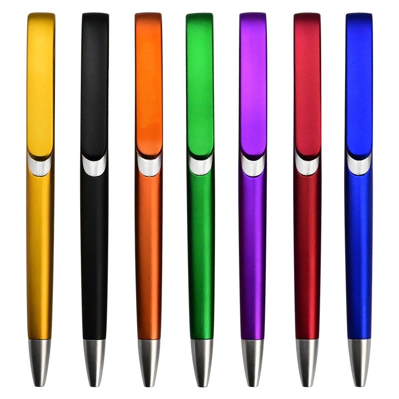 Custom Logo High Quality Plastic Advertising UV printing Ballpoint Pen for Sublimation Press Plastic pen 1010