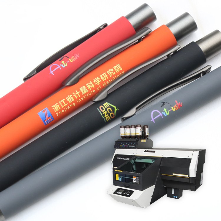 Wholesale customizable logo advertise ballpoint pen ballpen luxury printed screen print branded promotion gift custom pens