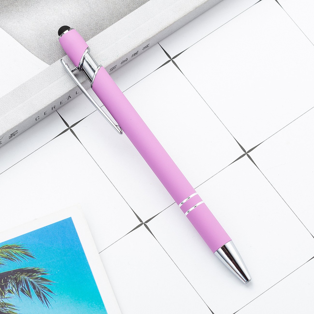 CHXN Multi-Function Office Ball Pen Student Writing Gift Touch Pen Blue Red Ink 0.5mm Gel Pens Metal Plastic Material Promotions
