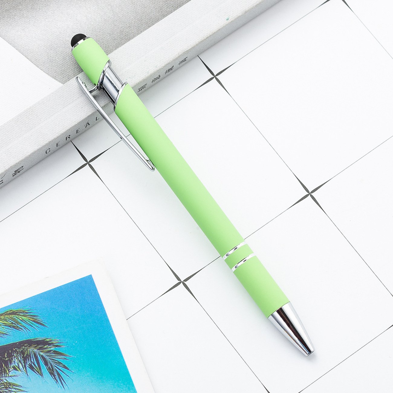 CHXN Multi-Function Office Ball Pen Student Writing Gift Touch Pen Blue Red Ink 0.5mm Gel Pens Metal Plastic Material Promotions