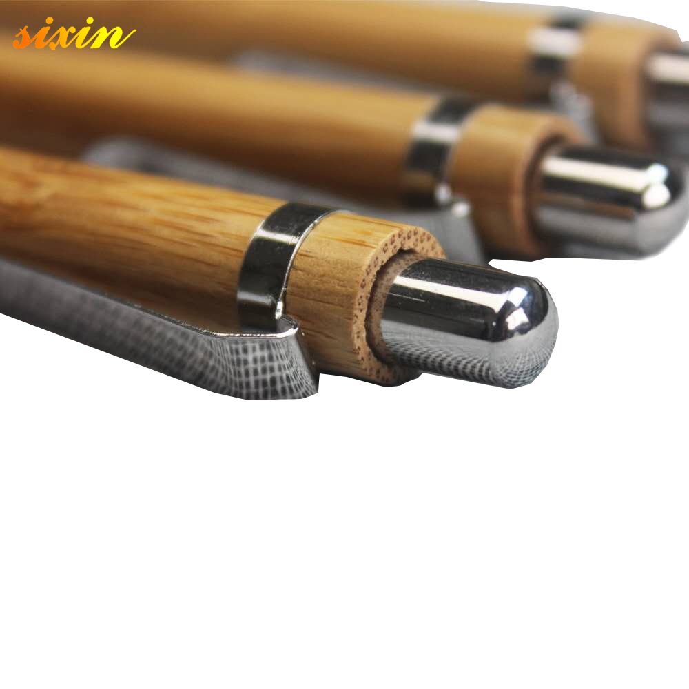 Ballpoint Promotional Wood Bamboo Pen Custom Pen with Logo Ball Pen