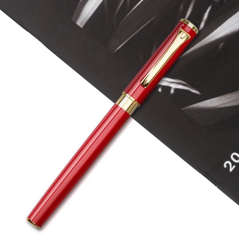 BECOL High End Luxury Business Gift Pen Heavy Metal Gold And Black Roller Ball Pen with Custom Logo for Office
