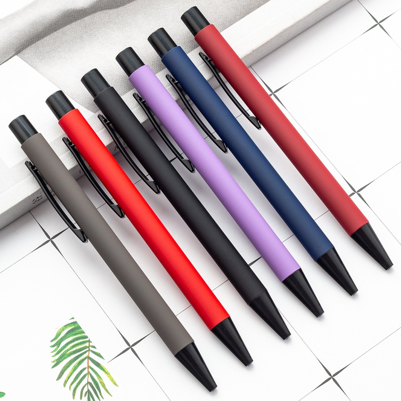 Wholesale Cheapest ballpoint pens Custom with logo 0.5mm blue gel pens ball point pen
