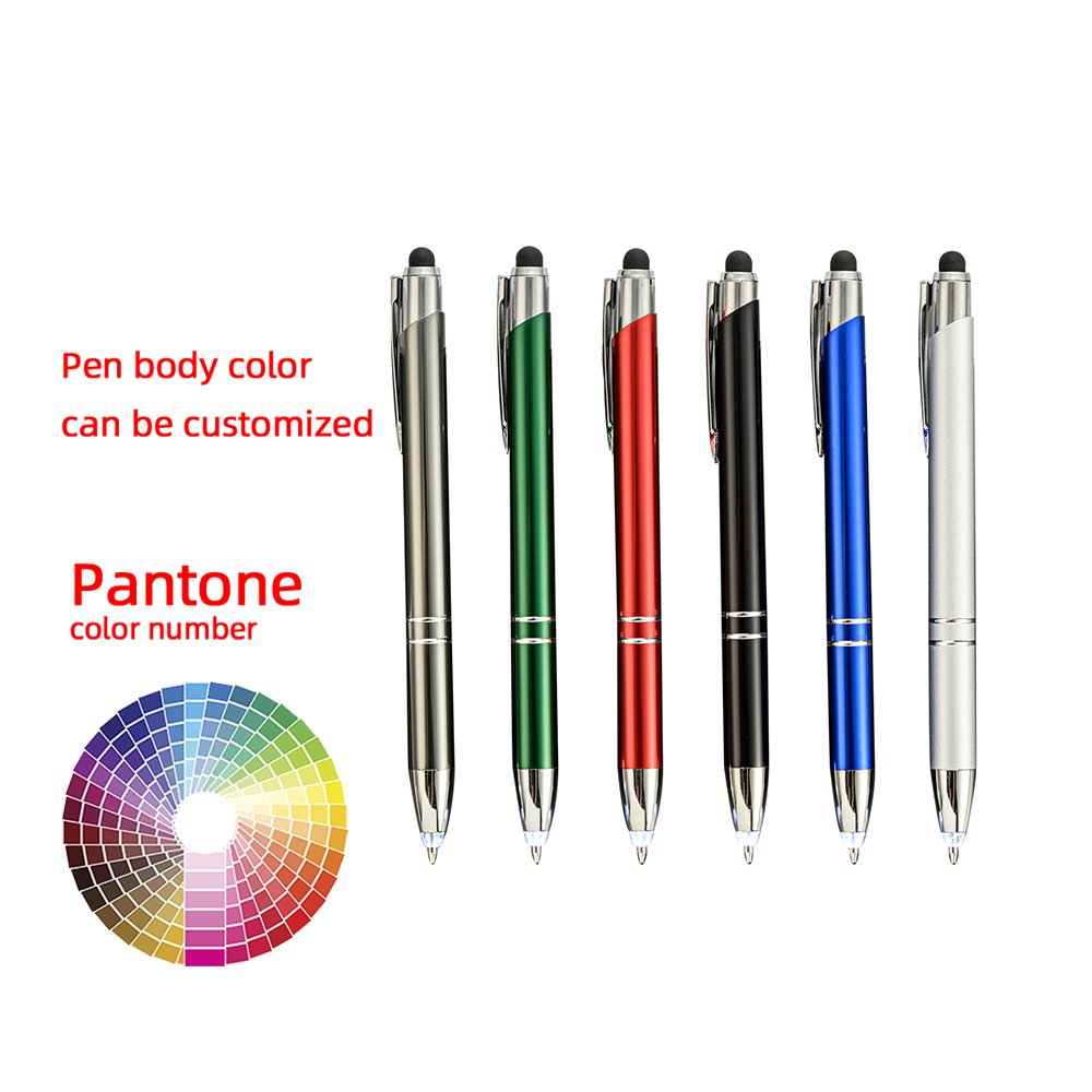 EACAJESS Multifunctional light pen spot wholesale touch LED light pen can print logo metal gift light pen