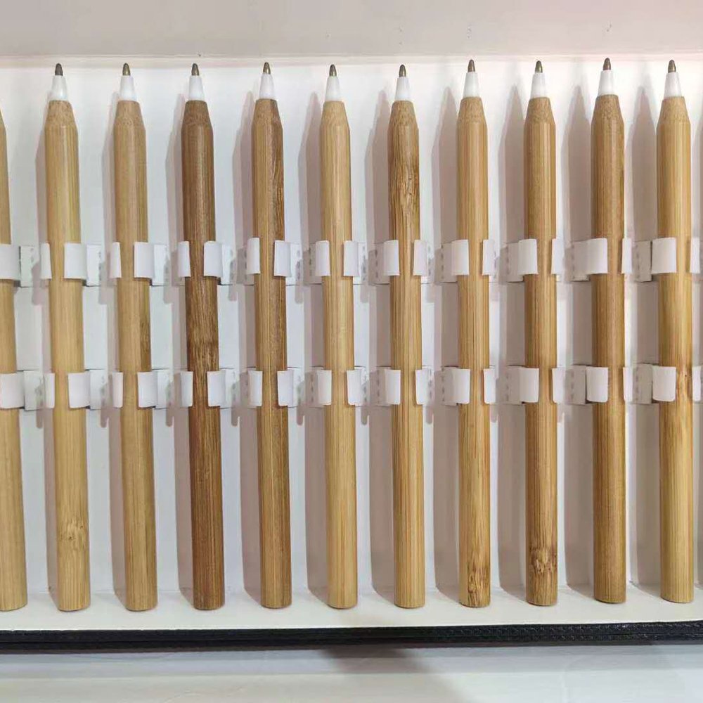 cheap wholesale ecologic eco friendly wood bamboo ball pens with custom logo