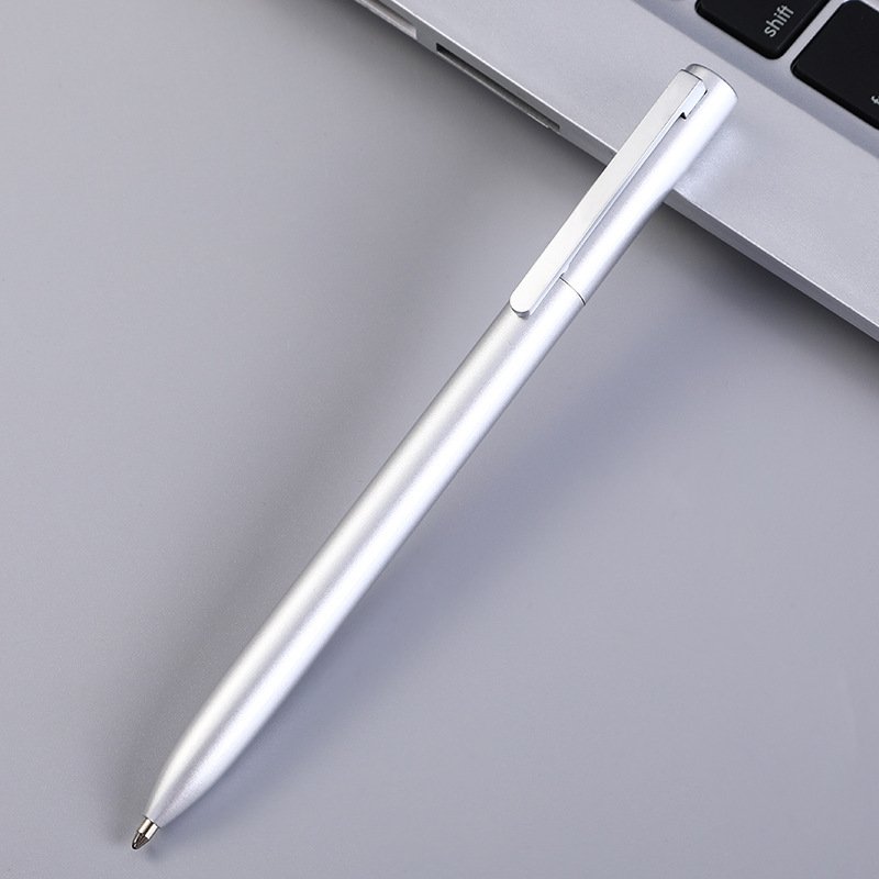 High Quality Business Metal neutral ballpoint pen Hotel Office Rotating signature pens Promotional Gift with Custom logo
