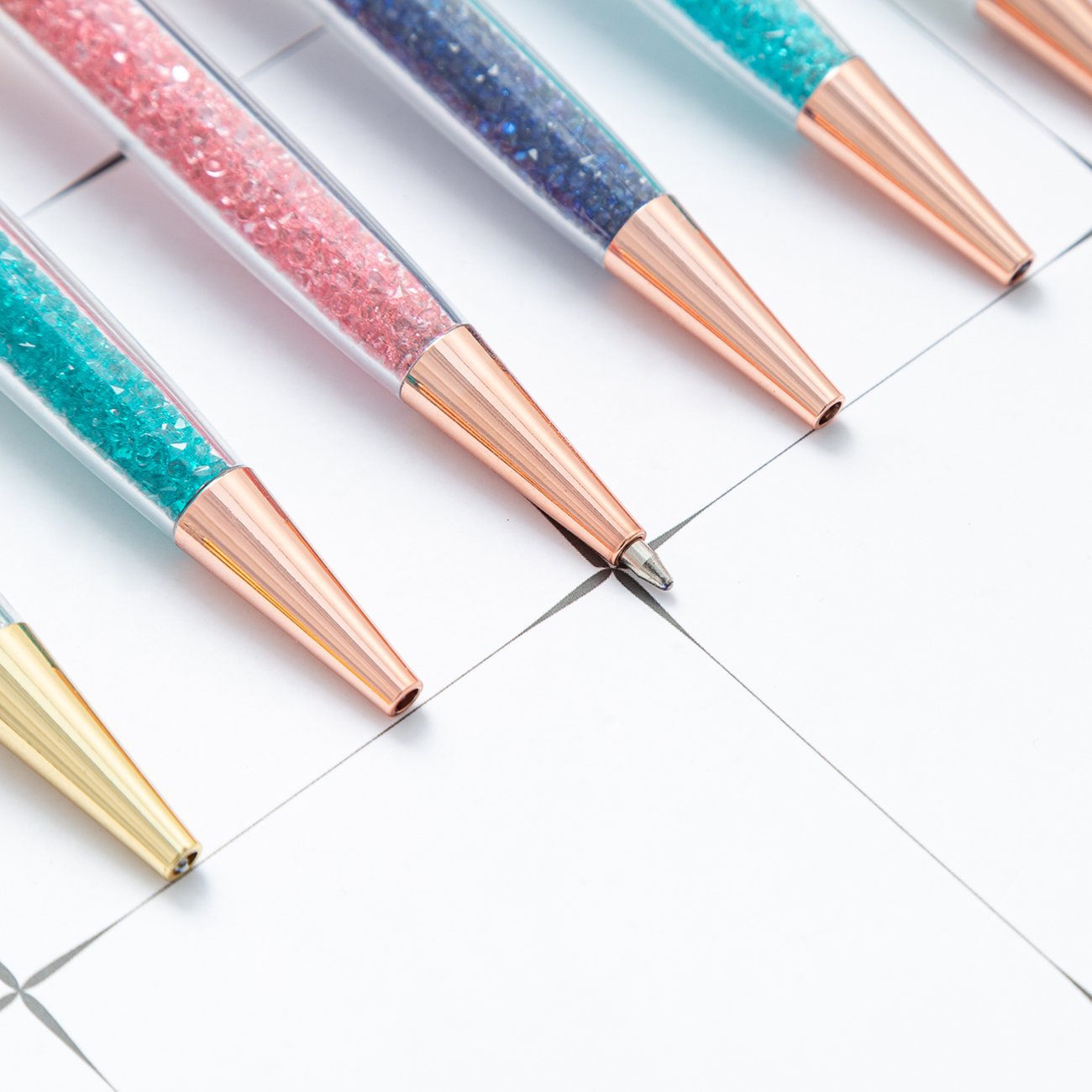 Funky Queen's Scepter Crown Design Metal Ballpoint Pen with Big Crystal Diamond Custom Logo Novelty Promotional Pen