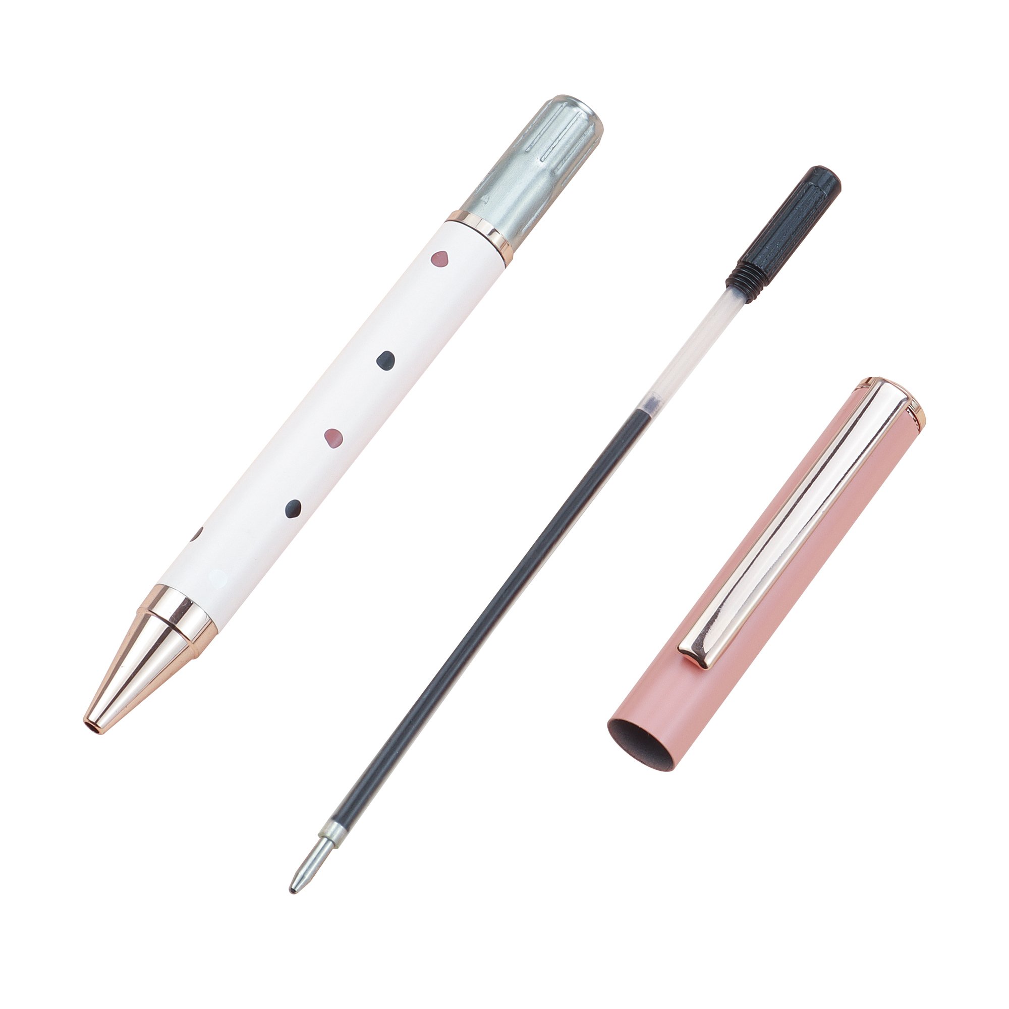 Boligrafo Luxury Heat Transfer Full Printing Metal Pen With Custom Logo Colorful Floral Pattern Gift Ballpoint Pen