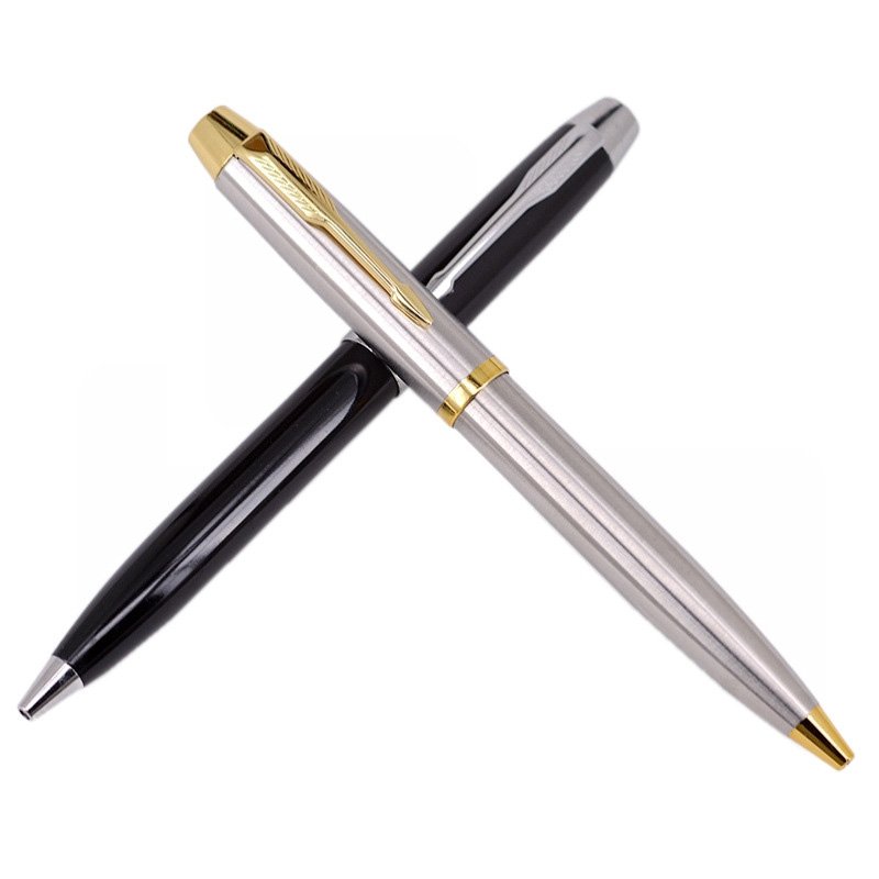 Black Gift Custom logo Business pen Metal Arrow Clip Twist Ballpoint Pen Luxury Collection Hotel Pen