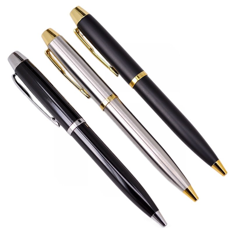 Black Gift Custom logo Business pen Metal Arrow Clip Twist Ballpoint Pen Luxury Collection Hotel Pen