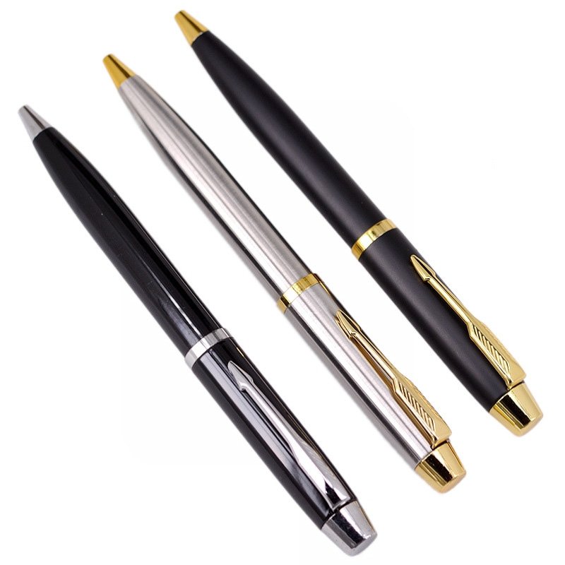 Black Gift Custom logo Business pen Metal Arrow Clip Twist Ballpoint Pen Luxury Collection Hotel Pen
