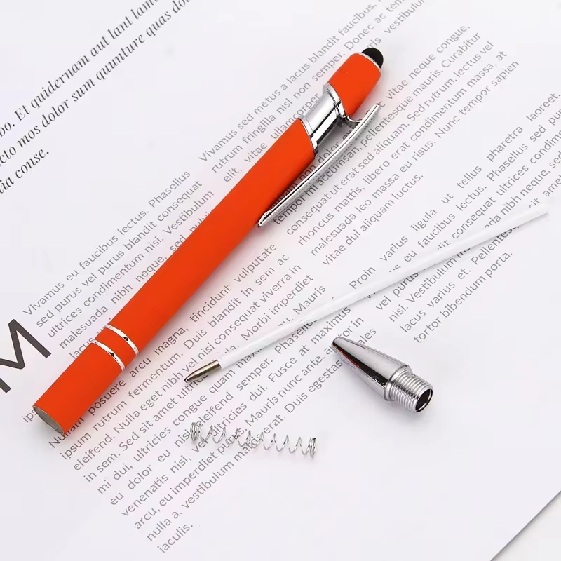 X712 Promotion Advertising Gift 2 In 1 Ballpen Stylus Screen Ballpoint Pen Factory Delivery Metal Pen With Custom Logo