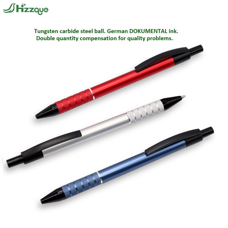 Promotional advertising pen Business-Grade Multicolor Ballpoint Pens Wholesale Metal ball point Pens for customization logo