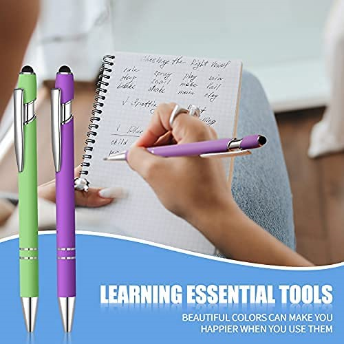 Hot Selling Promotional New Multifunction Ball Stylus Soft Touch Screen Pen 2 In 1 With Custom Logo Metal Ballpoint Pens