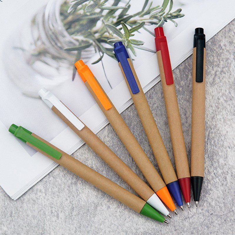 Promotional Eco-Friendly Customized Recycled Paper Point Pens Cheap pen