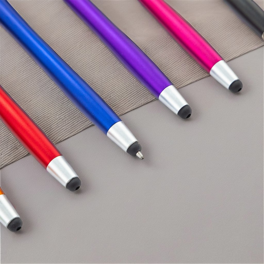 Wholesale Custom Logo Ballpoint Pens Promotional Plastic Stylus Touch Screen Canetas with Ball Mechanism Available Customization
