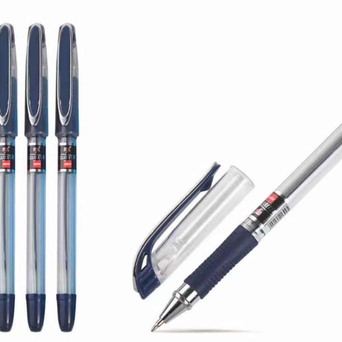 Africa school and office stationery easy Ballpoint Pen Manufacturers Bulk Blue Plastic Ball Point Pen 50 pcs Boxed Ball pen
