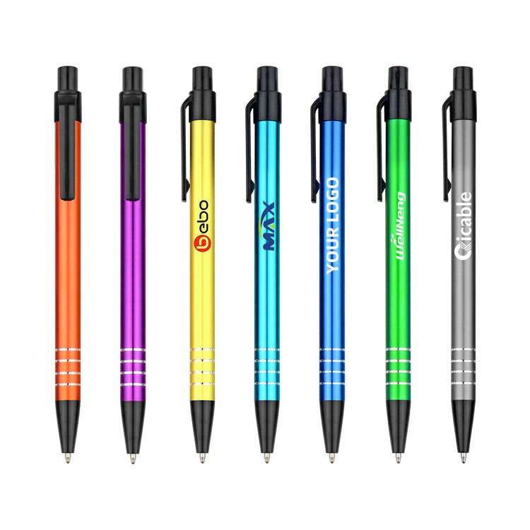 Advertising Metal Roller Luxury Gel Pen Personal Colorful Ballpoint Pen Business Metal Gel Pen With logo